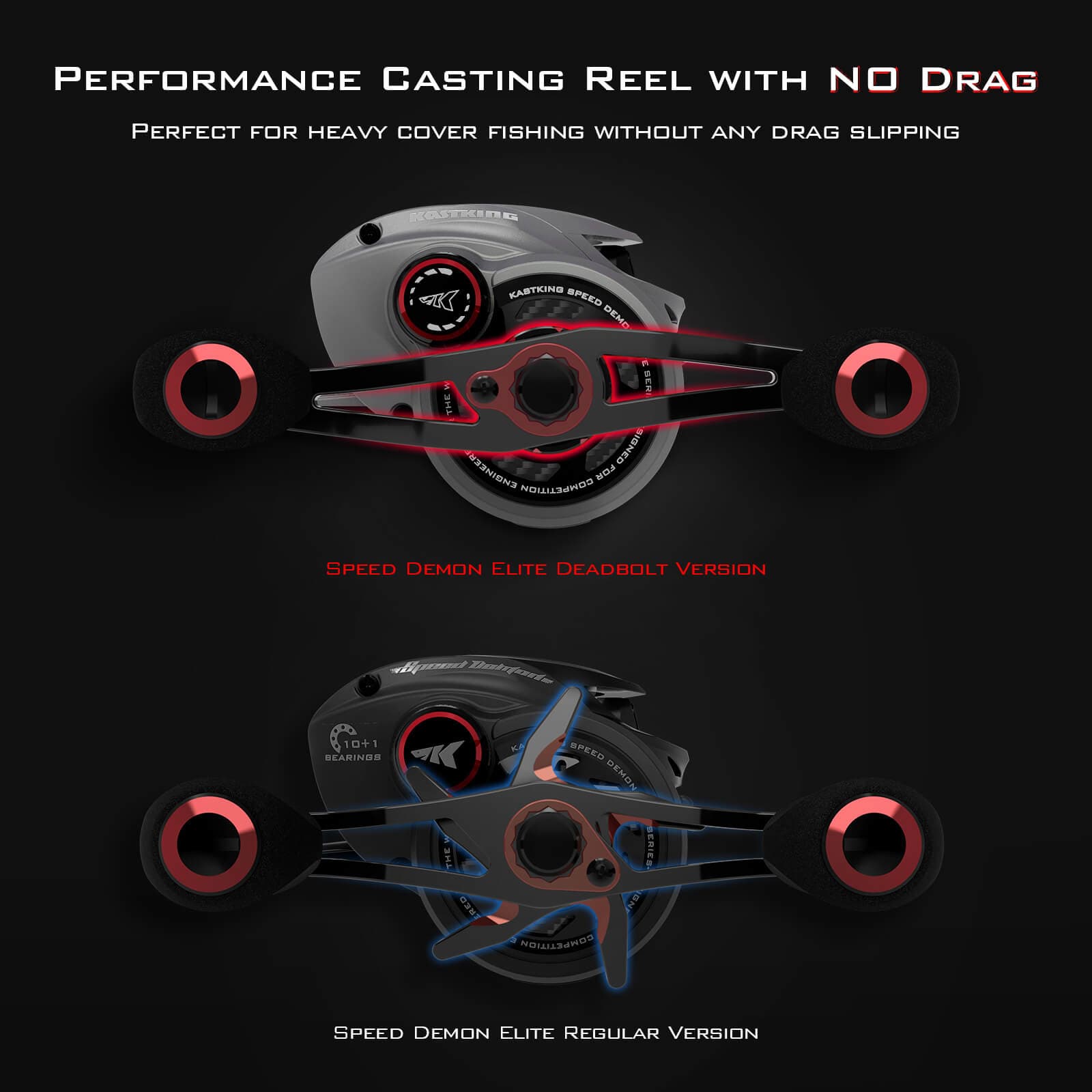 KastKing Speed Demon Elite Deadbolt Casting Reel
