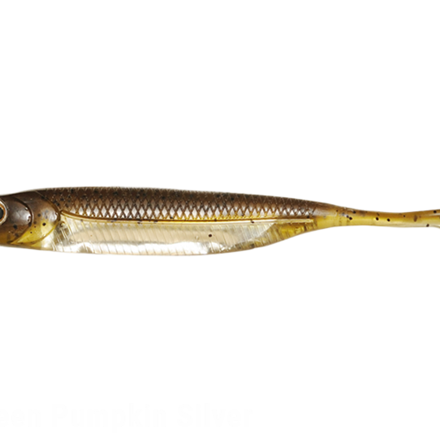 Fish Arrow Flash J Shad Green Pumpkin Silver -01