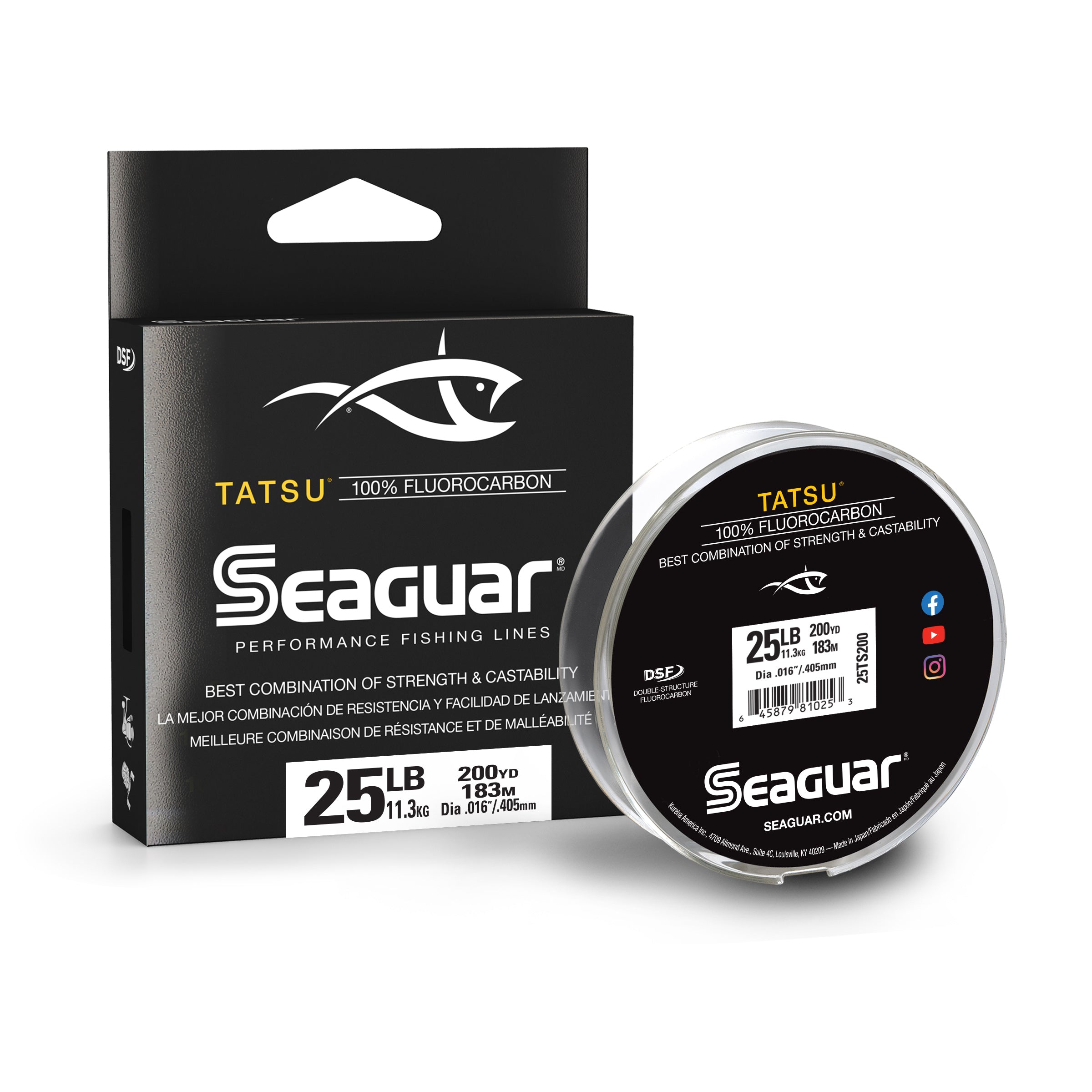 Seaguar Tatsu Fluorocarbon Line 200 25lb