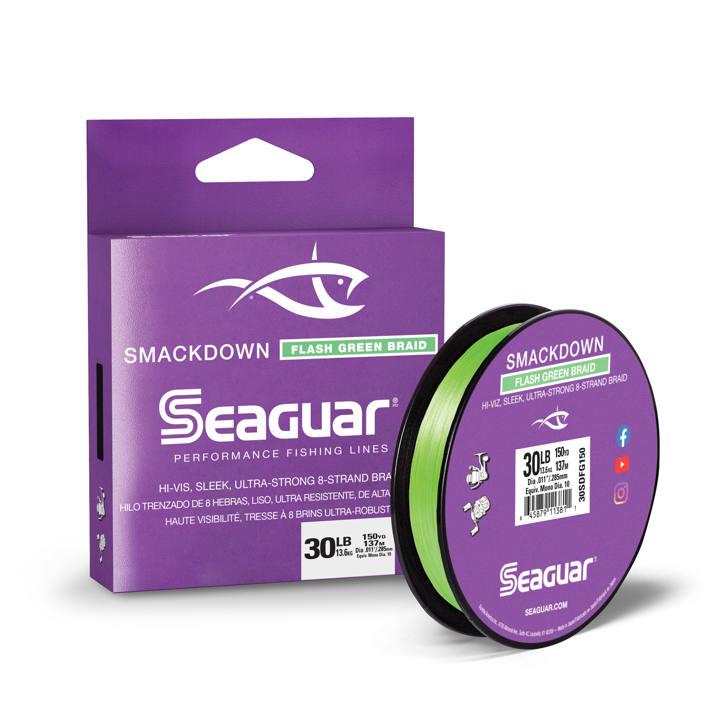 Seaguar Smackdown Braided Line 150 yards