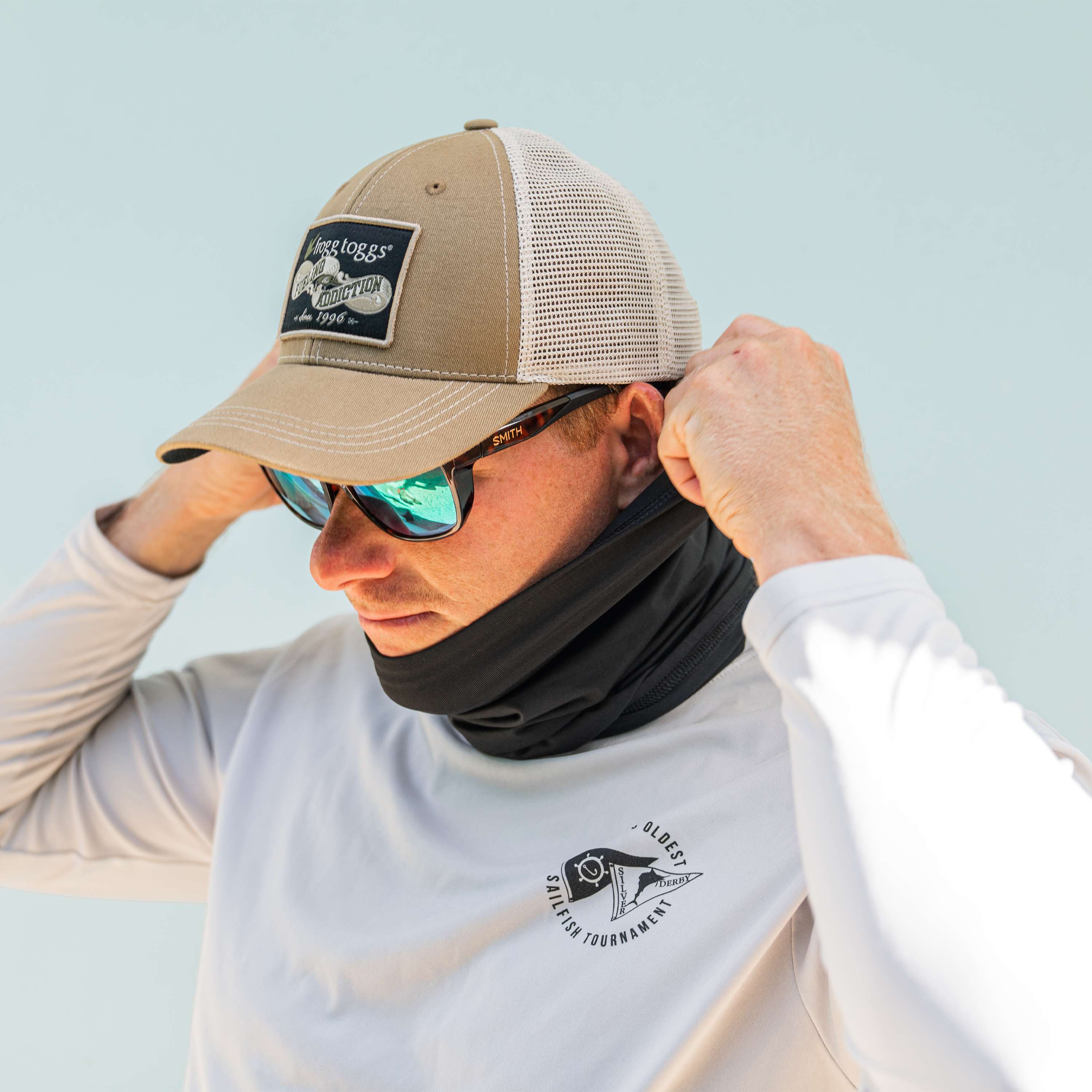 Frogg Toggs Chilly Pad PRO Microfiber Cooling Neck Gaiter Charcoal