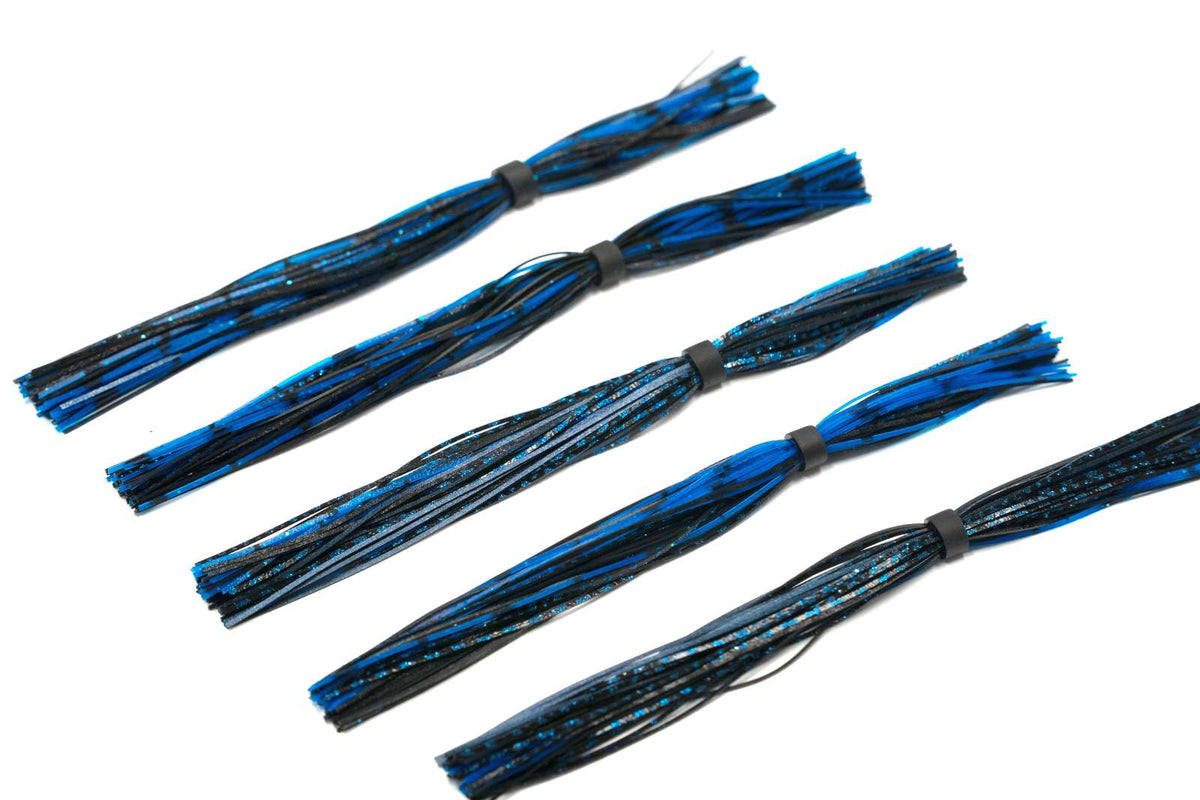 6th Sense Silicone Jig Skirt Black N Blue
