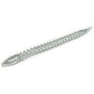 Roman Made Prologue 5.5" Worm Clear Silver Glitter