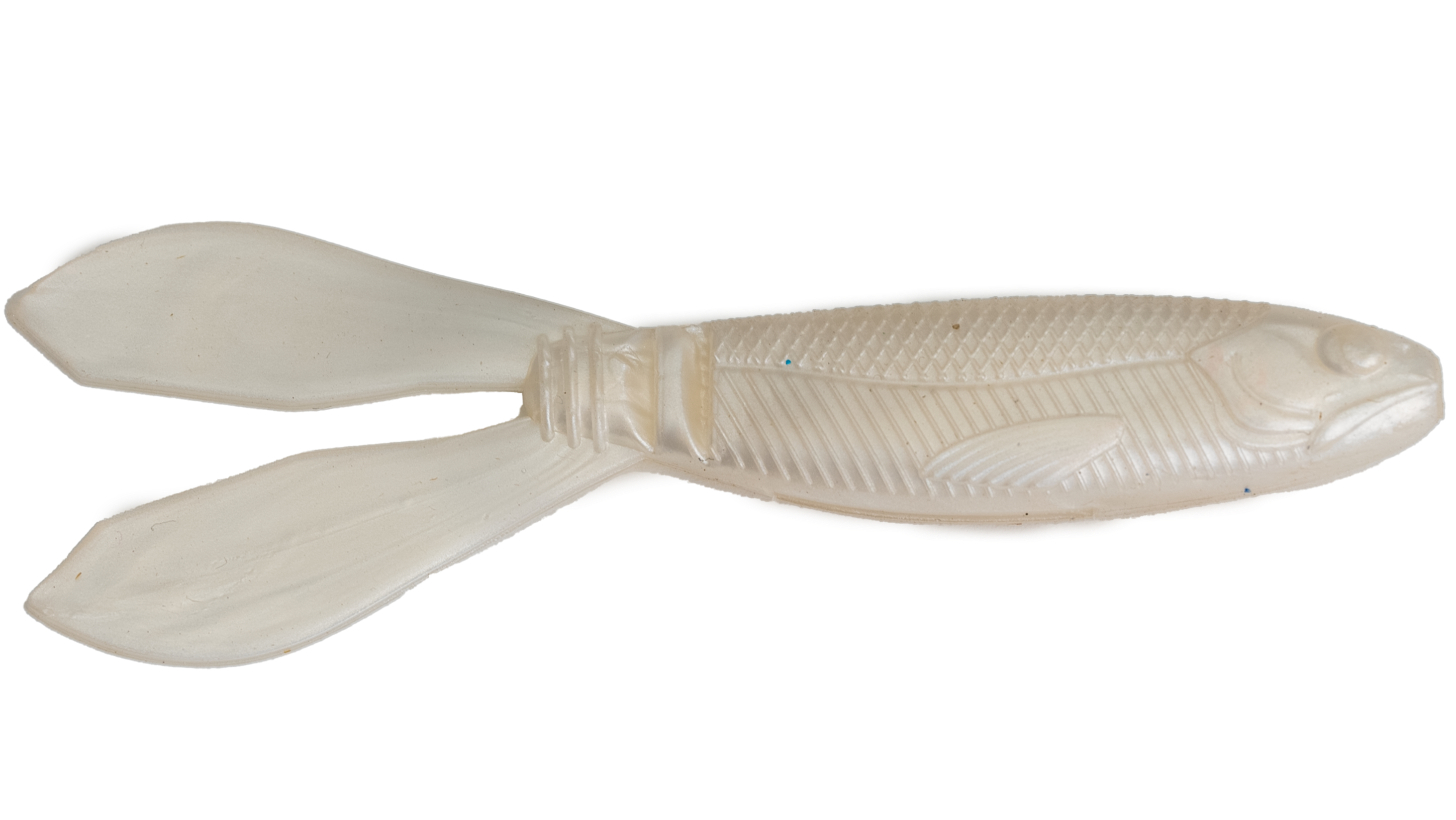 G-Ratt Baits Mixer Jig Trailers 5pk PEARL WHITE