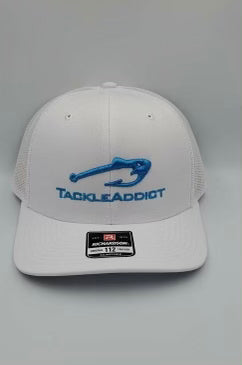 Tackle Addict 3D Embroidered Logo Hats Blue