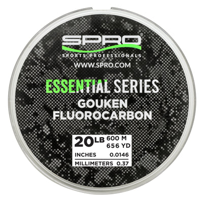 Spro Essential Series Gouken Fluorocarbon 656 yd 20 lb.
