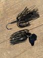 V&M The Blade Jig Green Pumpkin Purple Haze