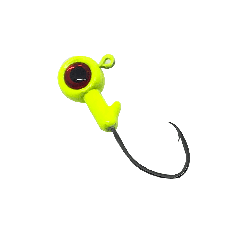 BoneHead BX Jig Heads Chartreuse 1