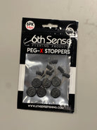 6th Sense Peg-X Stoppers 6pk Black