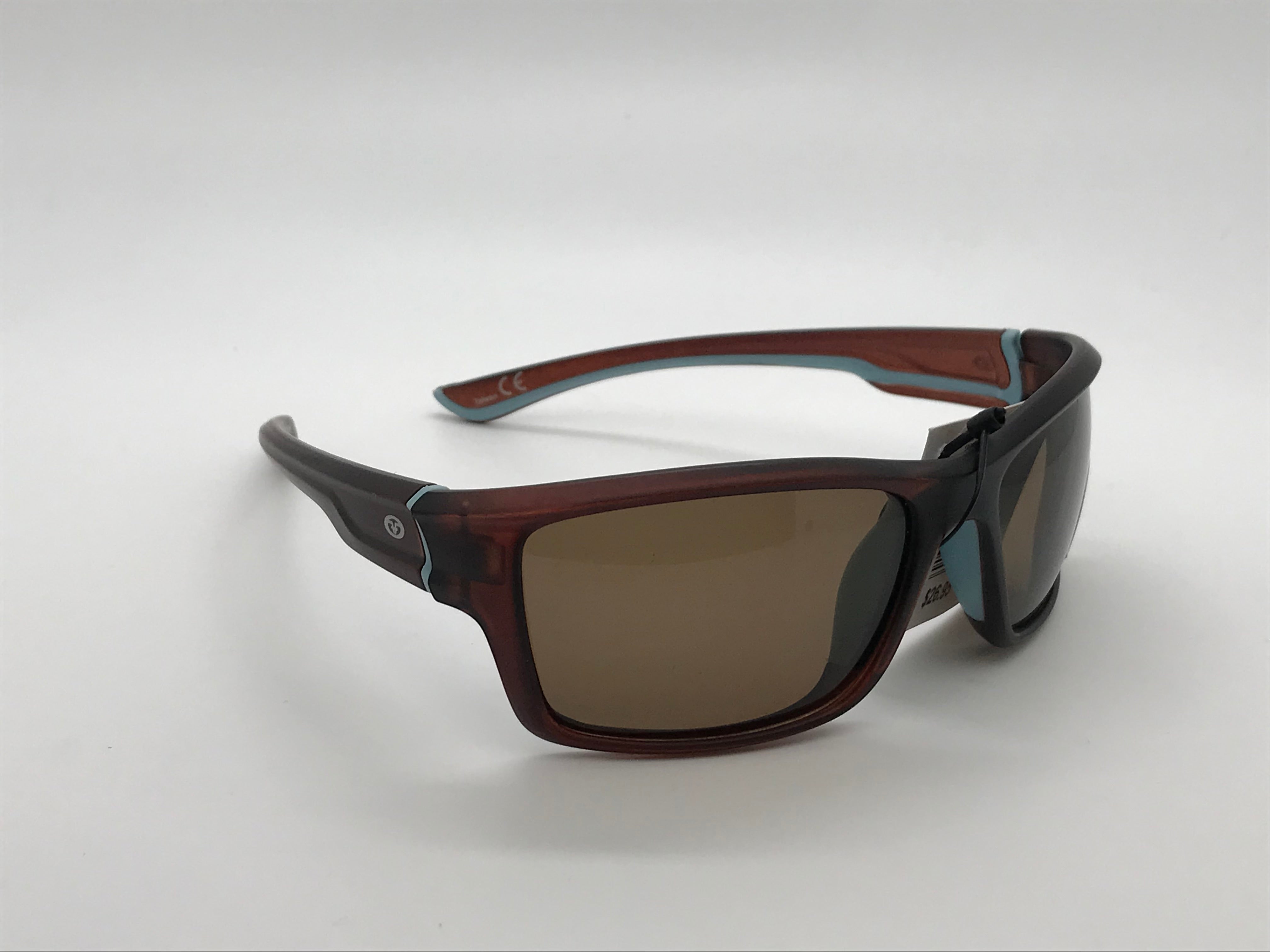 Flying Fisherman Polarized Sunglasses Cove Matte Crystal Tobacco Amber