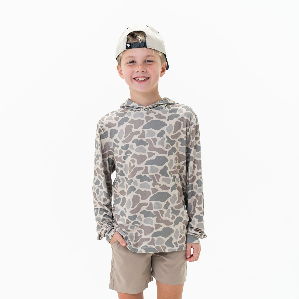 Burlebo Youth Performance Hoodie Classic Deer Camo