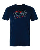 Tackle Addict "Script" T-Shirt Midnight Navy
