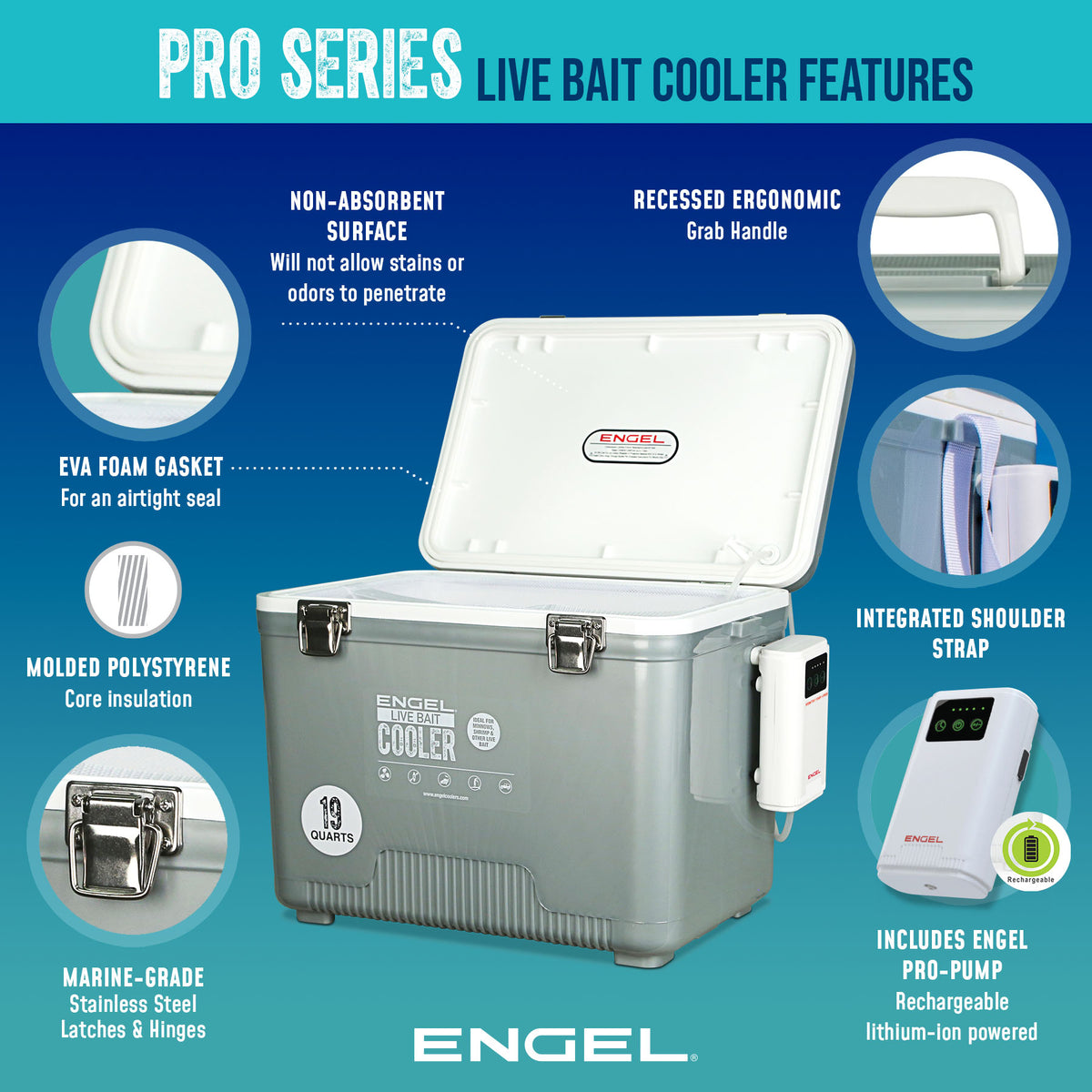 Engel Live Bait Pro Series Cooler