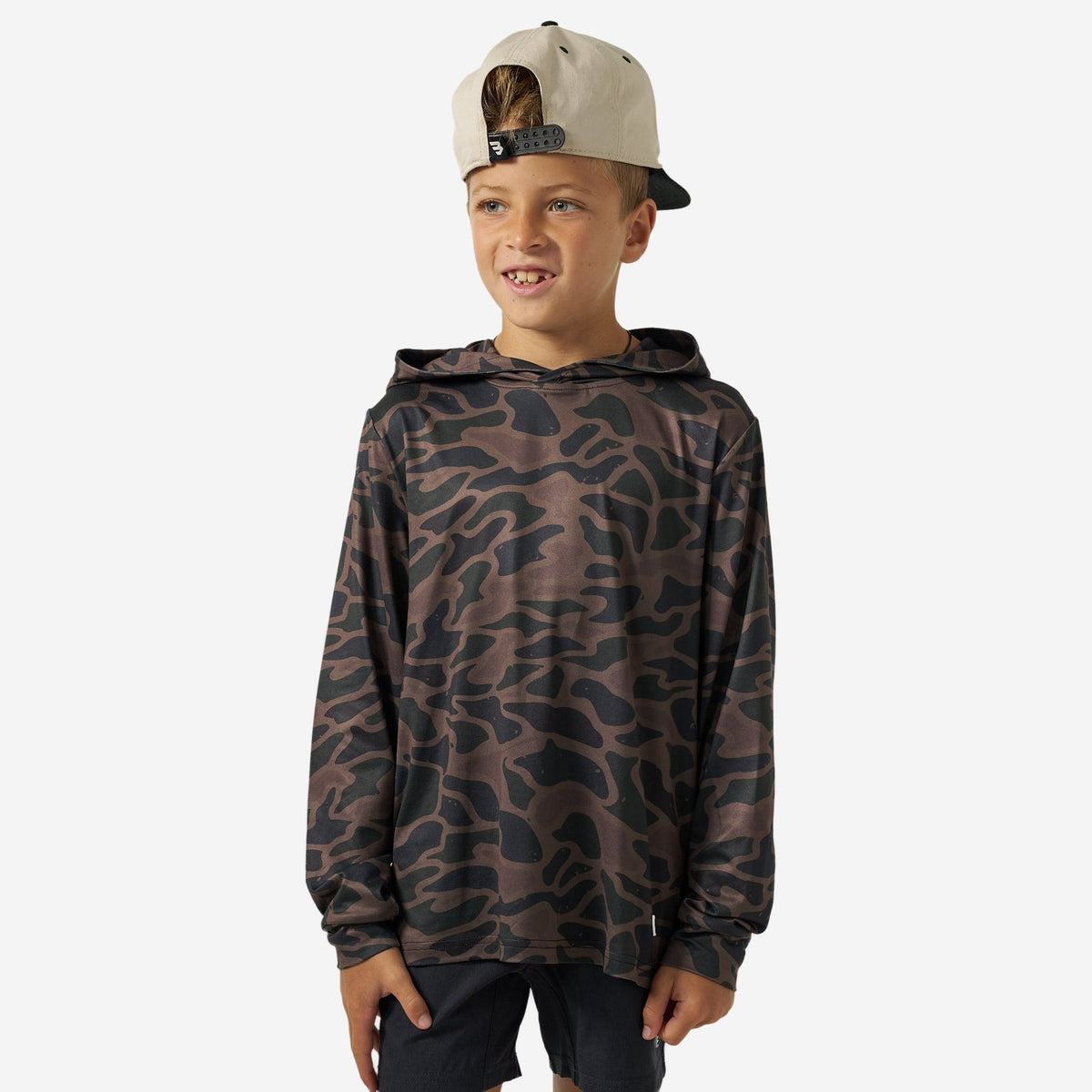 Burlebo Youth Performance Hoodie Bendita Camo