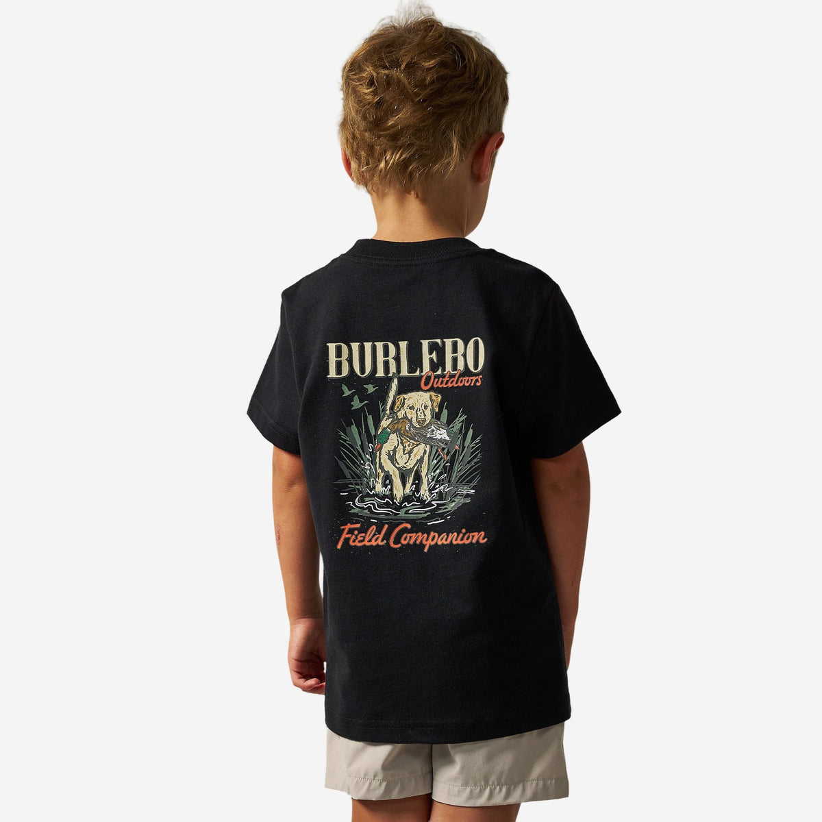 Burlebo Youth Short Sleeve Shirt Field Companion - Black