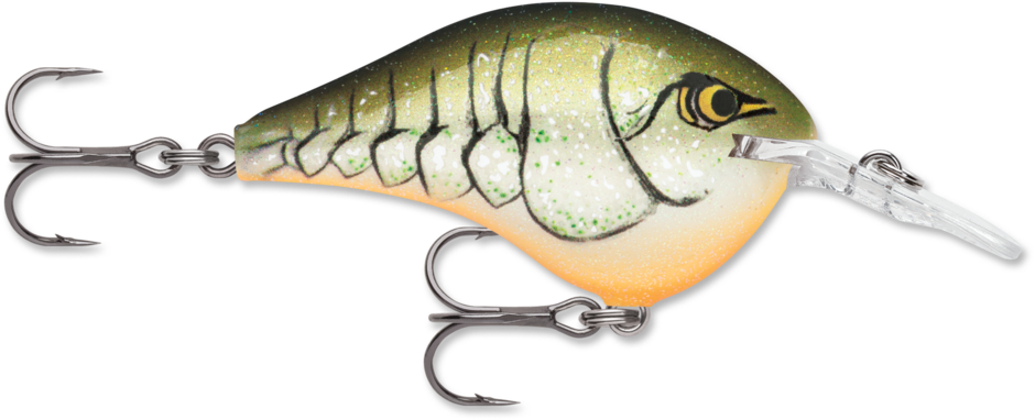 Rapala DT-8 Rootbeer Crawdad