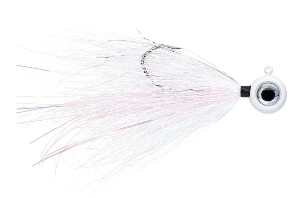 VMC Moon Tail Jigs White 3 8oz