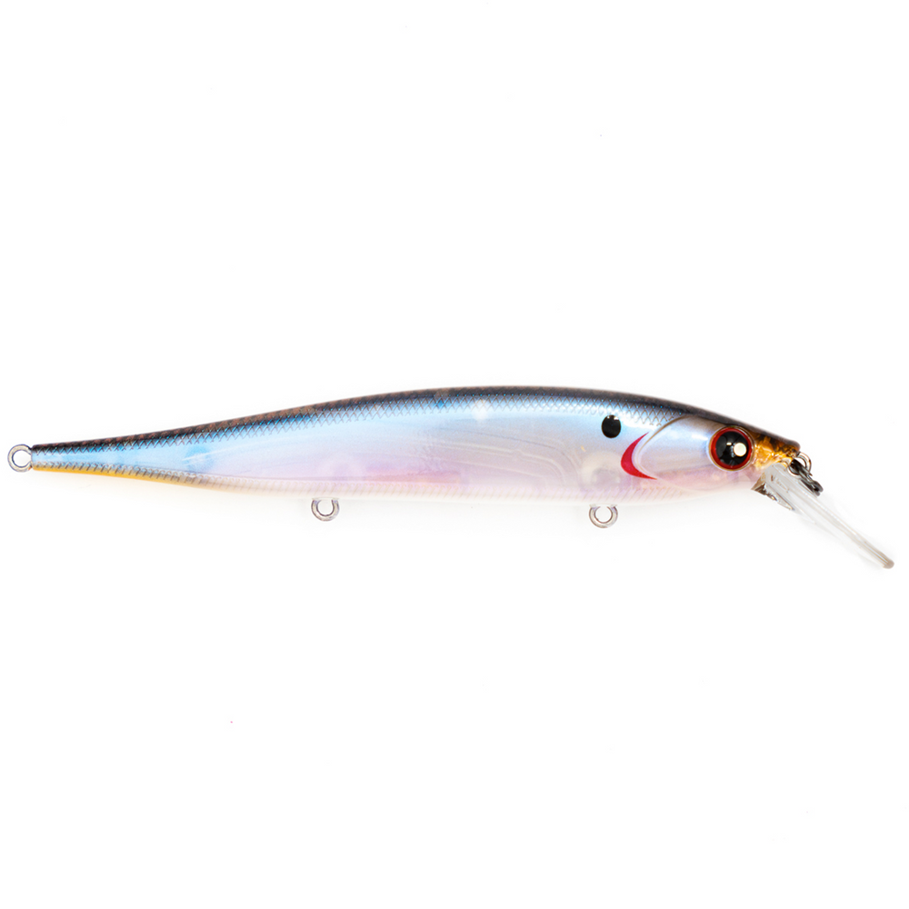 BassMooch HC 95 Jerkbait Ghost Bone Minnow