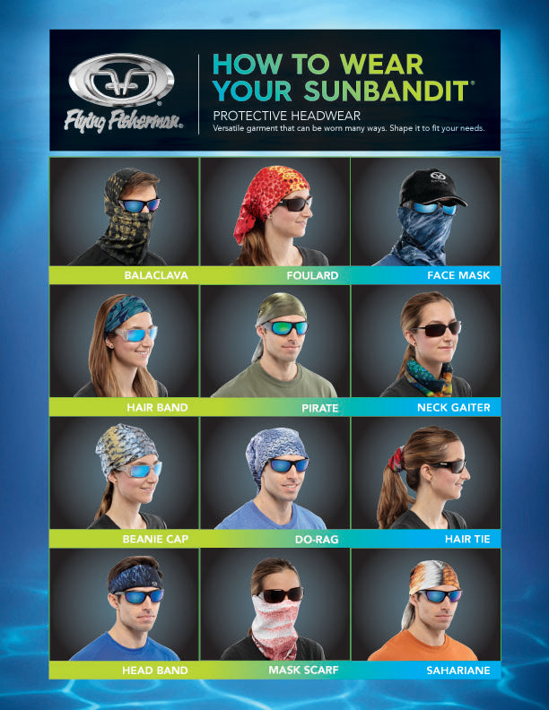 Flying Fisherman Sun Bandit Pro Series Face Mask