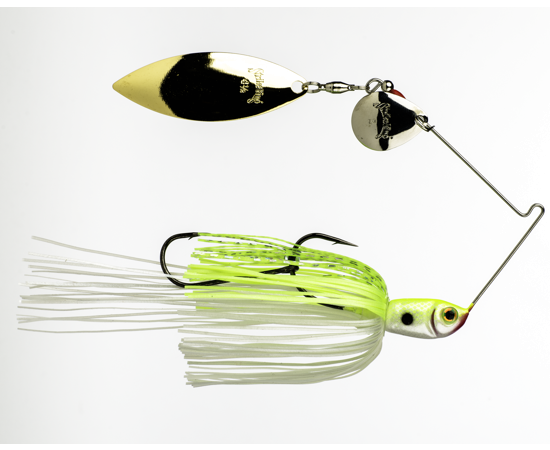 Strike King Premier Plus Chartreuse White Col Wil Sil Gld 3 8oz
