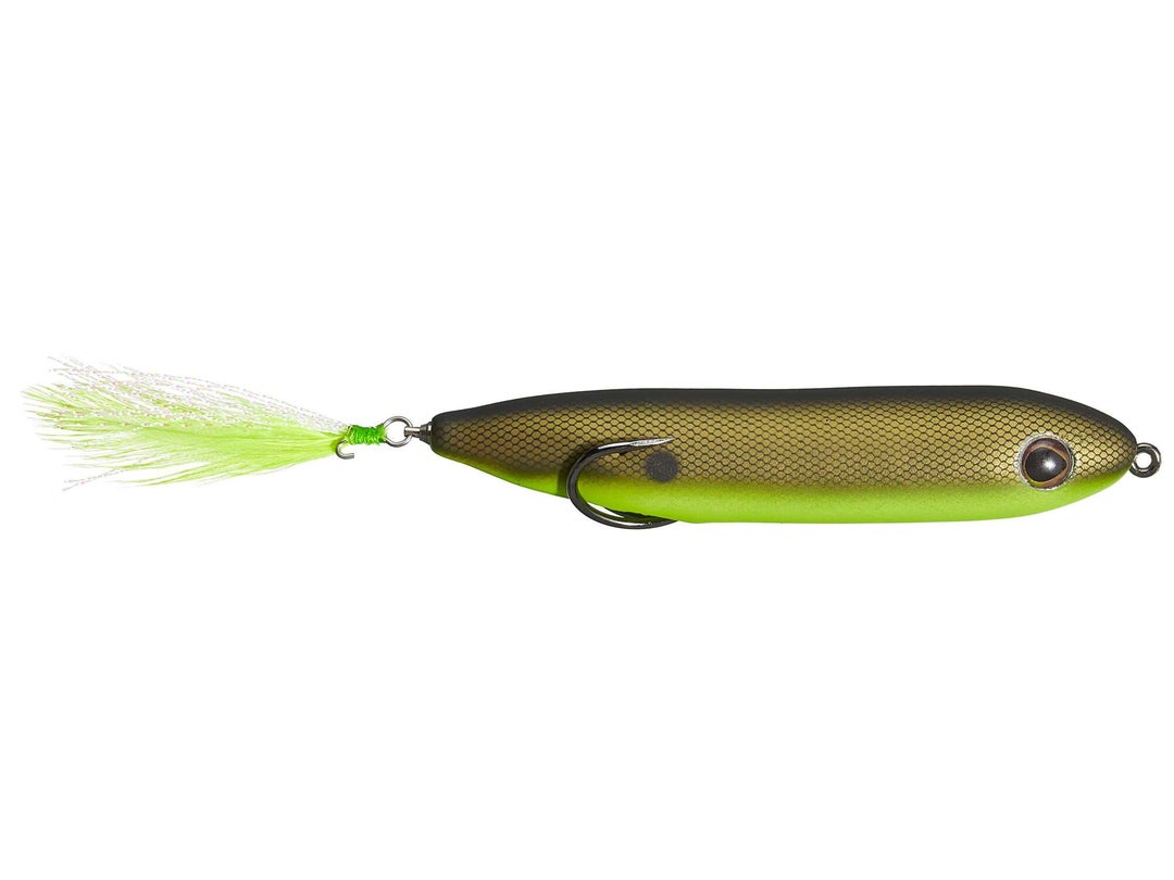 Snag Proof Zoo Dog 3/5oz Topwater Walking Bait Chartreuse Shad