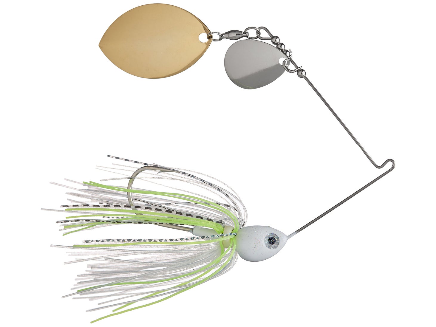 Santone Lures Pretender Colorado Turtle Spinnerbait Mean Green - Col Slv Turt Gld