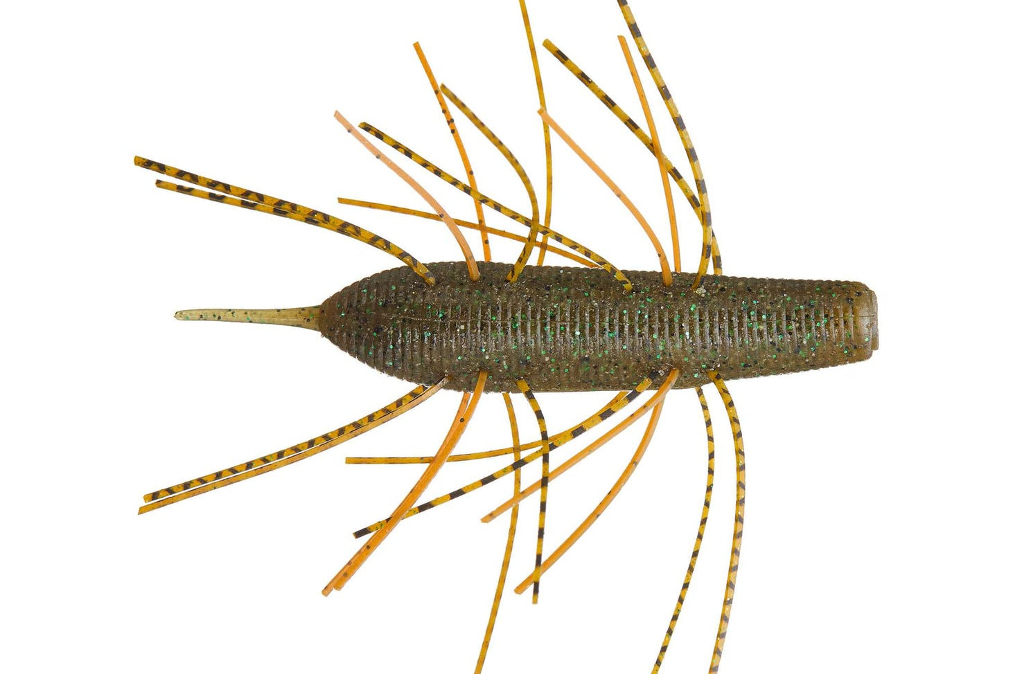 Geecrack Imo Kemushi Stick Worm Green Flake Bug - 383 95