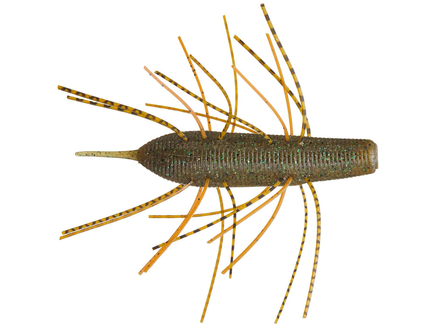 Geecrack Imo Kemushi Stick Worm Green Flake Bug - 383 95