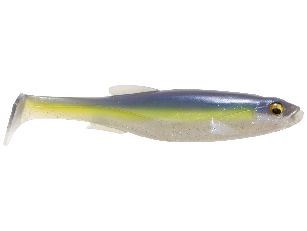 Megabass Mag Draft Freestyle 6" 2pk Pro Blue Chartreuse