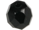 Top Brass Glass Beads Black