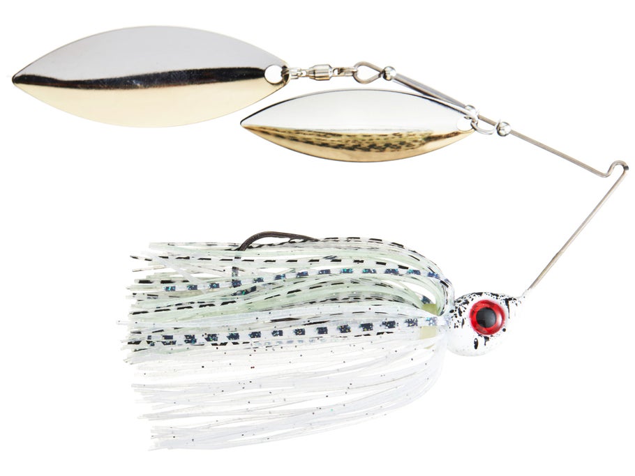 Head Hunter Nasty 50/50 Double Willow Spinnerbait Pearl Pheasant