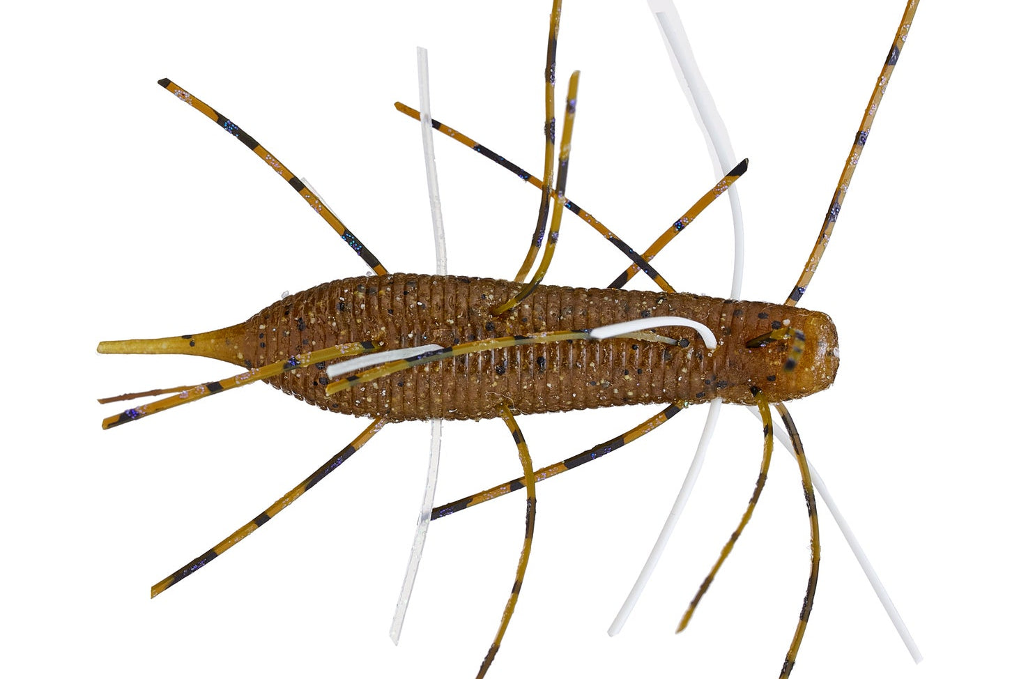 Geecrack Imo Kemushi Stick Worm Green Pumpkin White - 366