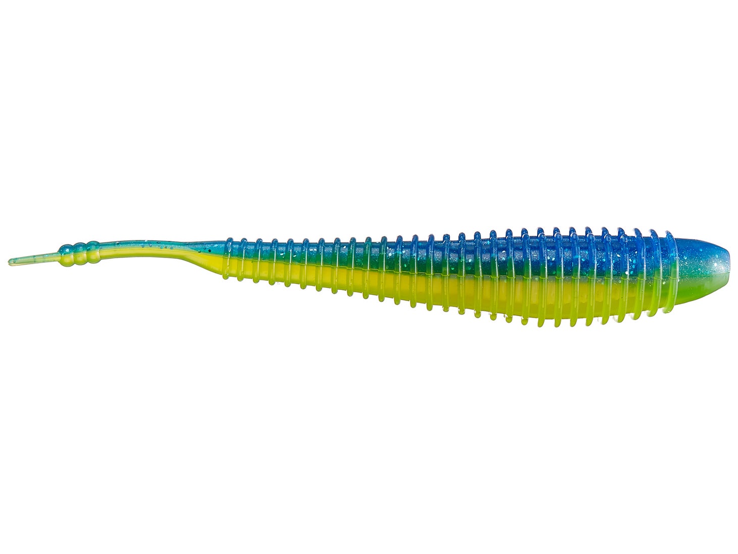 Hog Farmer Spunk Shad Pintail Swimbait Electric Blue Chartreuse