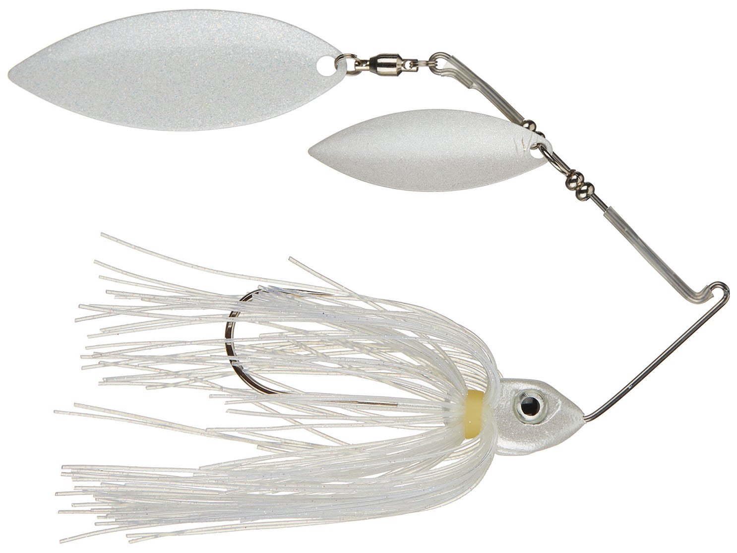 Blade Runner Double Willow Spinnerbait Pearl White 8oz
