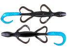 Zoom Lizards 6" Black Blue Tail 124 **