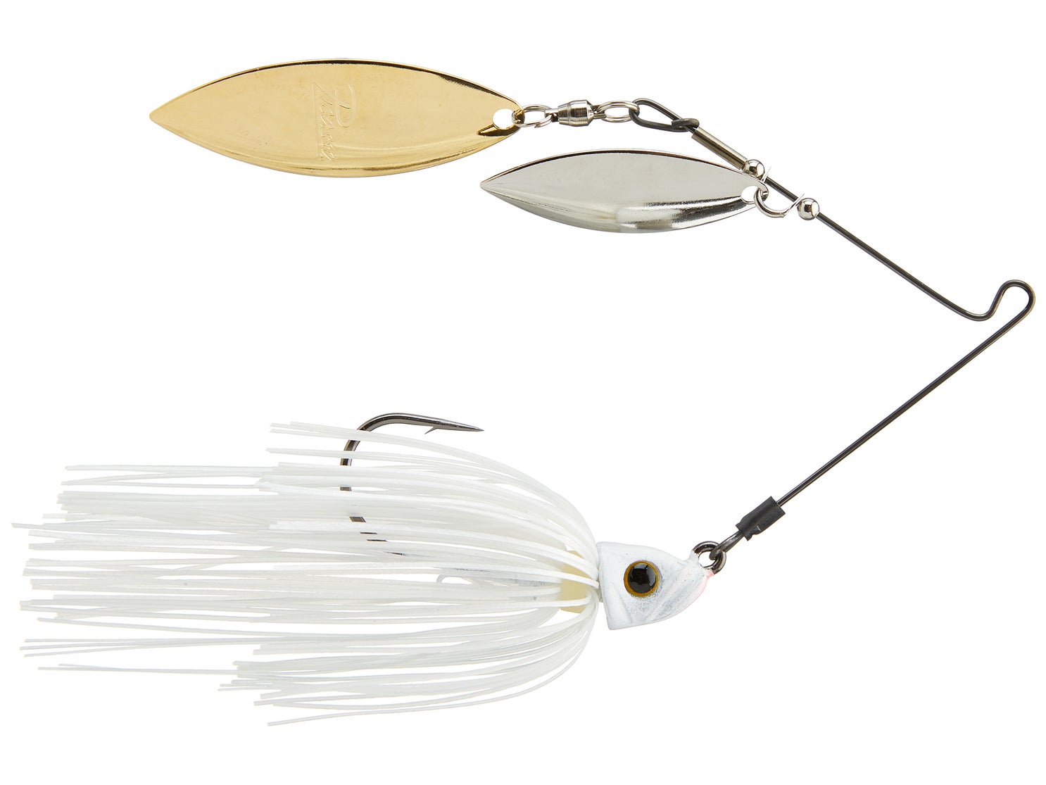 Picasso Titanium Pro Double Willow Spinnerbait White Pearl