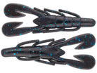 Zoom UltraVibe Speed Craw 3.5" 12pk Black Blue Flake 072**