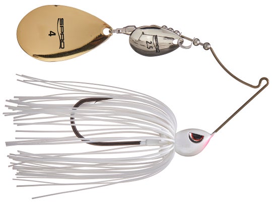 SPRO Thumper Colorado/Indiana Spinnerbait Pearl White