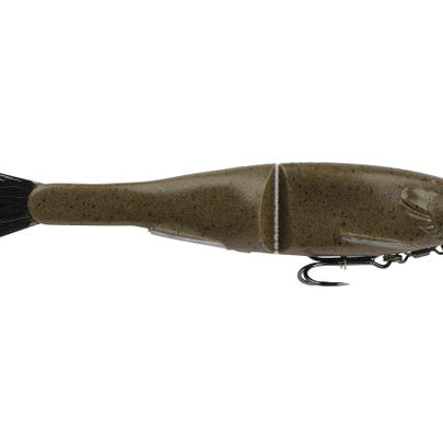 Berkley Powerbait Nessie Soft Glide Bait Green Pumpkin