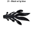 Yamamoto Flappin Hog 3.75" Black w Large Blue Flake