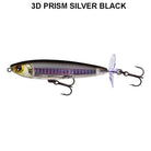 Yo-Zuri 3DB Series Prop Floating 90mm Prism Silver Black