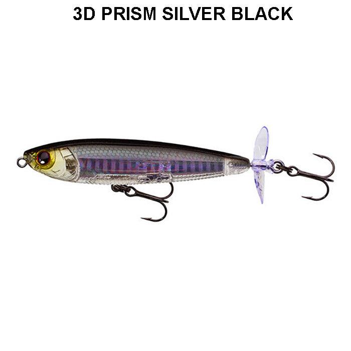 Yo-Zuri 3DB Series Prop Floating 90mm Prism Silver Black