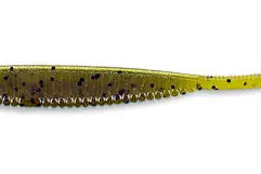 Yamamoto Shad Shape Worm Green Pumpkin Black Flake 297