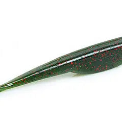 Yamamoto "D" Shad 5pk 208: Watermelon Black & Red