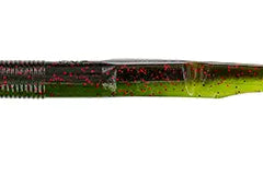 Yamamoto 5" Swimsenko 925 - Green Pumpkin w Red Flake