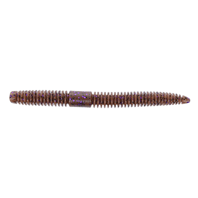 Yamamoto 5.5" Slinko Floater 7pk Cinnamon Black & Purple Flake 221