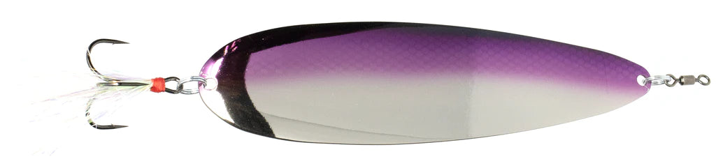 Nichols Lures 8" Ben Parker Magnum Flutter Spoon Snow
