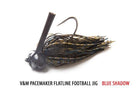 V&M Pacemaker Flatline Football Jig Blue Shadow