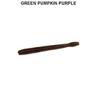 Zoom Mag Finesse Worm 10pk Green Pumpkin Purple