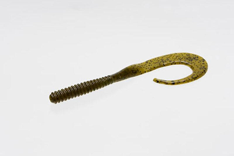 Zoom Big Dead Ringer Worm 8" Green Pumpkin 025**